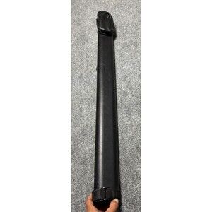 Hard Cue Case Oval Pool Cue Billiard Stick Carrying Case Black Hold 2 Sticks 33"